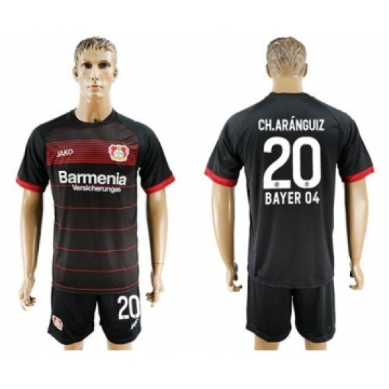 Bayer Leverkusen 20 Ch.Aranguiz Home Soccer Club Jersey