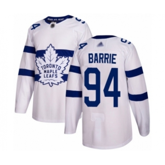 Youth Toronto Maple Leafs 94 Tyson Barrie Authentic White 2018 Stadium Series Hockey Jersey