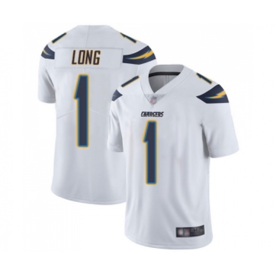 Youth Los Angeles Chargers 1 Ty Long White Vapor Untouchable Limited Player Football Jersey