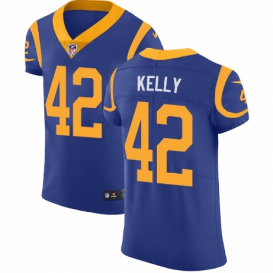 Men's Nike Los Angeles Rams 42 John Kelly Royal Blue Alternate Vapor Untouchable Elite Player NFL Jersey