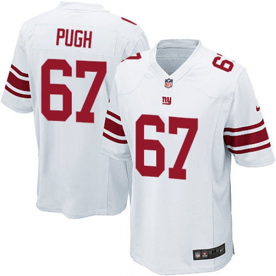 Men's Nike New York Giants 67 Justin Pugh Game White NFL Jersey