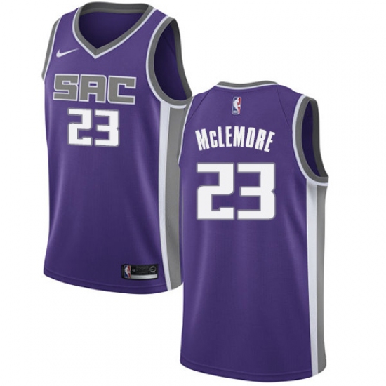 Women's Nike Sacramento Kings 23 Ben McLemore Swingman Purple NBA Jersey - Icon Edition