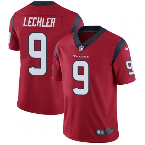 Youth Nike Houston Texans 9 Shane Lechler Limited Red Alternate Vapor Untouchable NFL Jersey