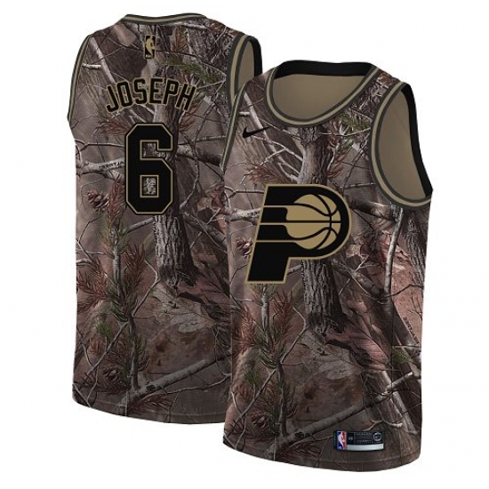 Women's Nike Indiana Pacers 6 Cory Joseph Swingman Camo Realtree Collection NBA Jersey