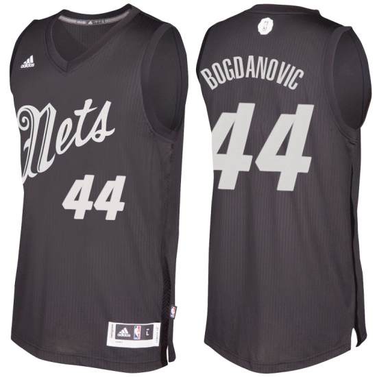 Men's Brooklyn Nets 44 Bojan Bogdanovic Black 2016-2017 Christmas Day NBA Swingman Jersey