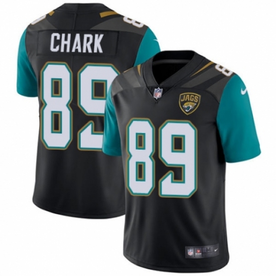 Men's Nike Jacksonville Jaguars 89 DJ Chark Black Alternate Vapor Untouchable Limited Player NFL Jersey