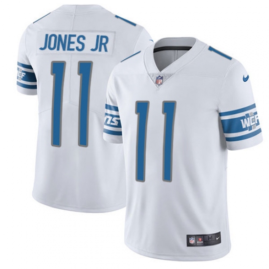 Men's Nike Detroit Lions 11 Marvin Jones Jr Limited White Vapor Untouchable NFL Jersey