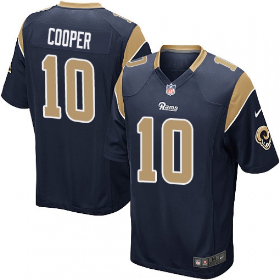 Men's Nike Los Angeles Rams 10 Pharoh Cooper Game Navy Blue Team Color NFL Jersey