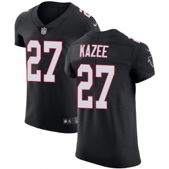 Men's Nike Atlanta Falcons 27 Damontae Kazee Black Alternate Vapor Untouchable Elite Player NFL Jersey