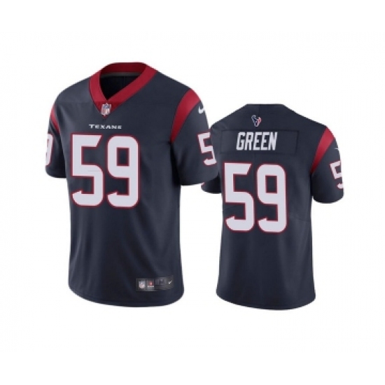 Men's Houston Texans 59 Kenyon Green Navy Vapor Untouchable Limited Stitched Jersey