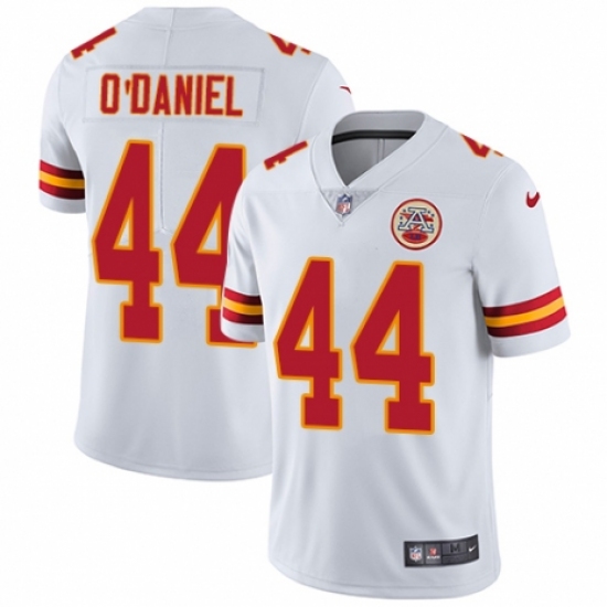 Youth Nike Kansas City Chiefs 44 Dorian O'Daniel White Vapor Untouchable Limited Player NFL Jersey