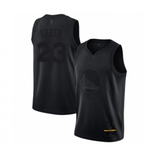 Men's Golden State Warriors 23 Draymond Green Swingman Black MVP Basketball Jersey