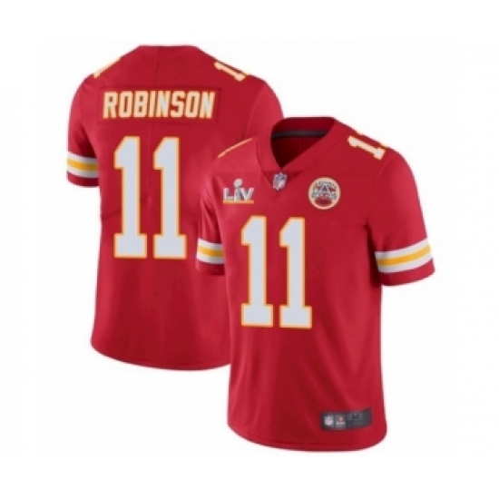 Women's Kansas City Chiefs 11 Demarcus Robinson Red 2021 Super Bowl LV Jersey