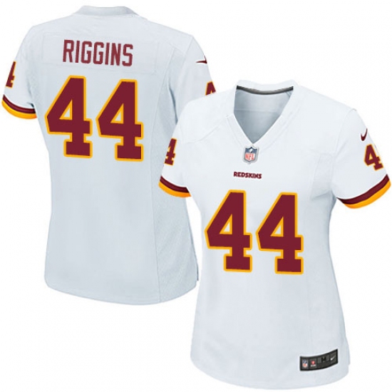 Women's Nike Washington Redskins 44 John Riggins Game White NFL Jersey