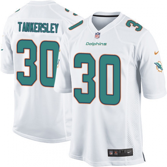 Men's Nike Miami Dolphins 30 Cordrea Tankersley Game White NFL Jersey