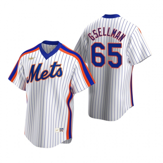 Men's Nike New York Mets 65 Robert Gsellman White Cooperstown Collection Home Stitched Baseball Jersey