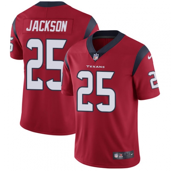 Youth Nike Houston Texans 25 Kareem Jackson Limited Red Alternate Vapor Untouchable NFL Jersey