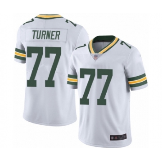 Youth Green Bay Packers 77 Billy Turner White Vapor Untouchable Limited Player Football Jersey