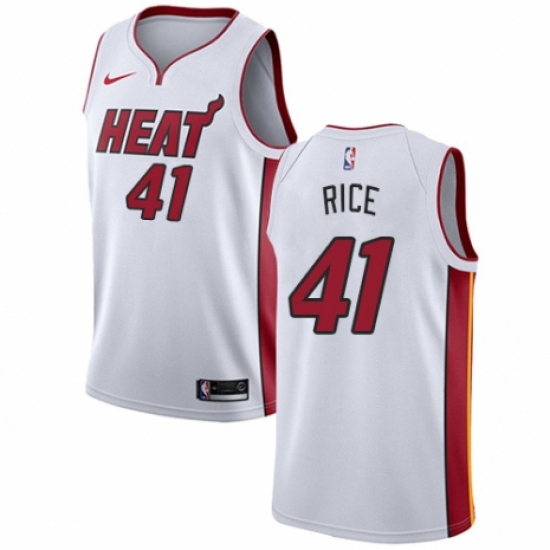Youth Nike Miami Heat 41 Glen Rice Authentic NBA Jersey - Association Edition