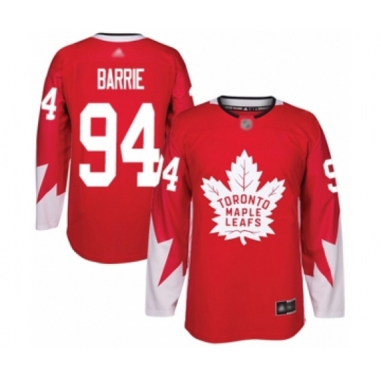 Youth Toronto Maple Leafs 94 Tyson Barrie Authentic Red Alternate Hockey Jersey