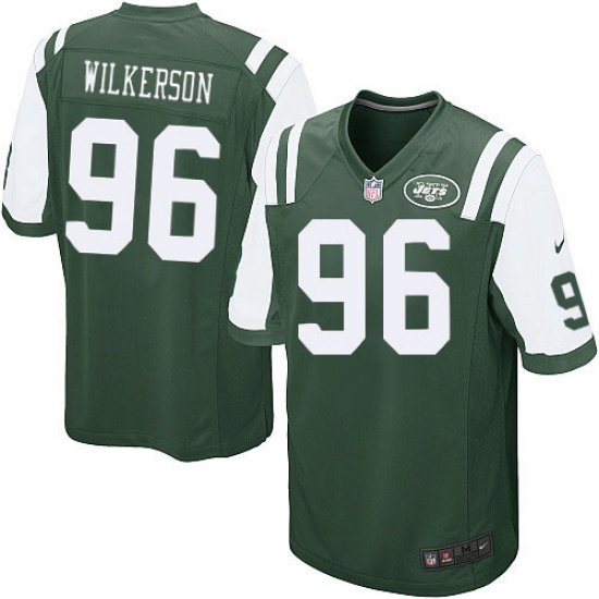 Men's Nike New York Jets 96 Muhammad Wilkerson Game Green Team Color NFL Jersey