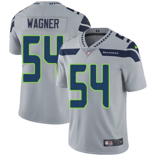 Youth Nike Seattle Seahawks 54 Bobby Wagner Elite Grey Alternate NFL Jersey