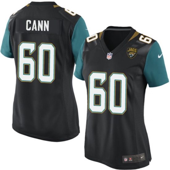 Women's Nike Jacksonville Jaguars 60 A. J. Cann Game Black Alternate NFL Jersey