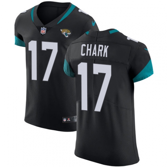 Men's Nike Jacksonville Jaguars 17 DJ Chark Teal Green Team Color Vapor Untouchable Elite Player NFL Jersey