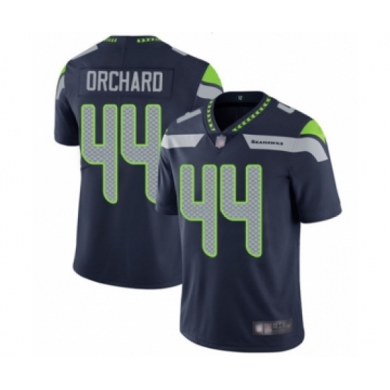 Youth Seattle Seahawks 44 Nate Orchard Navy Blue Team Color Vapor Untouchable Limited Player Football Jersey