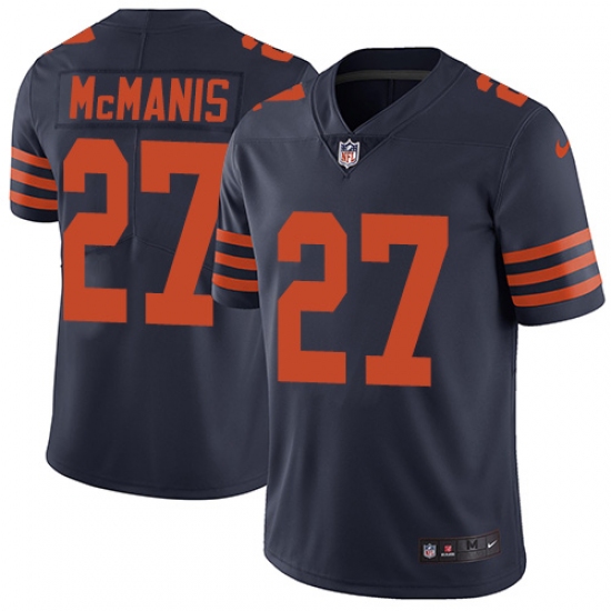 Youth Nike Chicago Bears 27 Sherrick McManis Navy Blue Alternate Vapor Untouchable Limited Player NFL Jersey