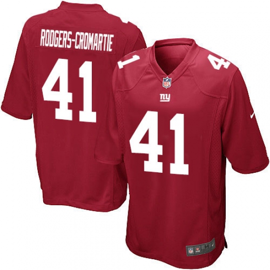 Men's Nike New York Giants 41 Dominique Rodgers-Cromartie Game Red Alternate NFL Jersey