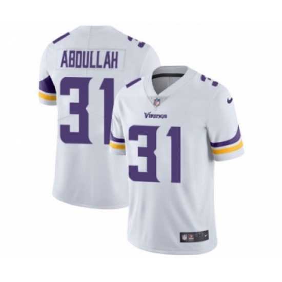 Youth Nike Minnesota Vikings 31 Ameer Abdullah White Vapor Untouchable Limited Player NFL Jersey