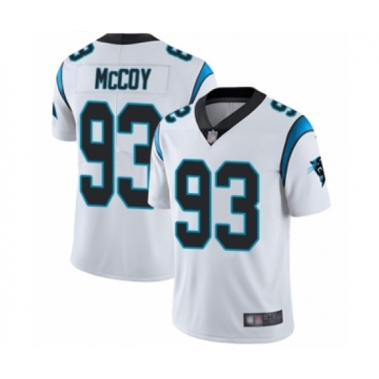 Men's Carolina Panthers 93 Gerald McCoy White Vapor Untouchable Limited Player Football Jersey