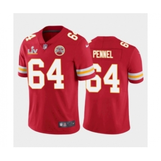 Women's Kansas City Chiefs 64 Mike Pennel Red 2021 Super Bowl LV Jersey