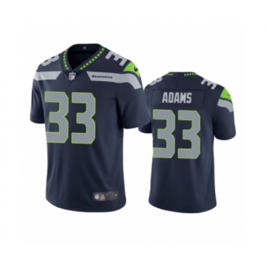 Women's Jamal Adams 33 Seattle Seahawks Navy Vapor Limited Jersey