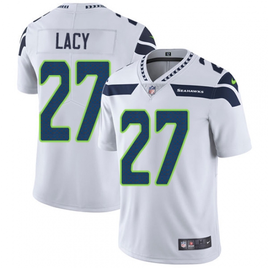 Youth Nike Seattle Seahawks 27 Eddie Lacy Elite White NFL Jersey