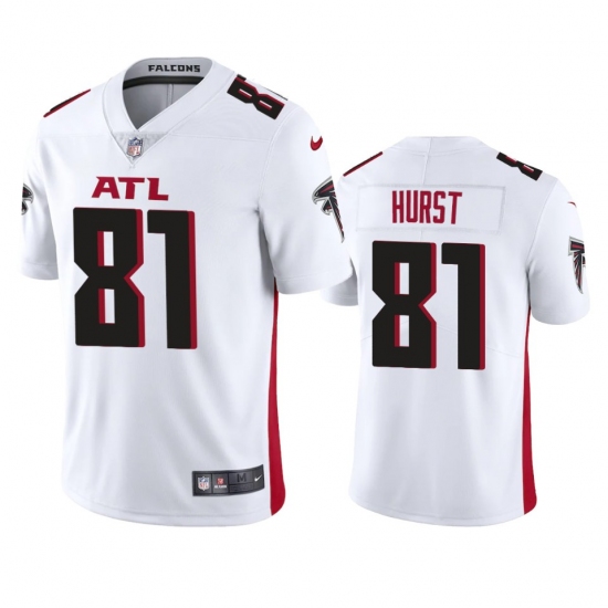 Nike Atlanta Falcons 81 Hayden Hurst Men's White 2020 Vapor Untouchable Limited NFL Jersey