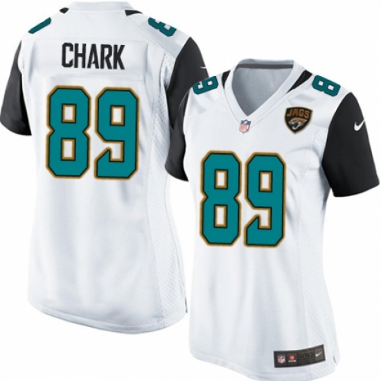 Women's Nike Jacksonville Jaguars 89 DJ Chark Game White NFL Jersey