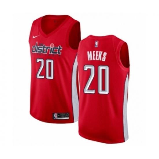 Youth Nike Washington Wizards 20 Jodie Meeks Red Swingman Jersey - Earned Edition