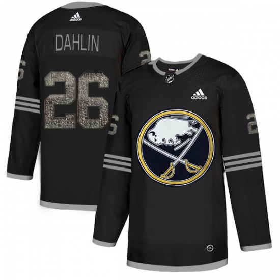 Men's Adidas Buffalo Sabres 26 Rasmus Dahlin Black Authentic Classic Stitched NHL Jersey