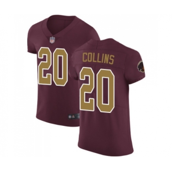 Men's Washington Redskins 20 Landon Collins Burgundy Red Alternate Vapor Untouchable Elite Player Football Jersey