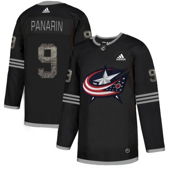 Men's Adidas Columbus Blue Jackets 9 Artemi Panarin Black Authentic Classic Stitched NHL Jersey