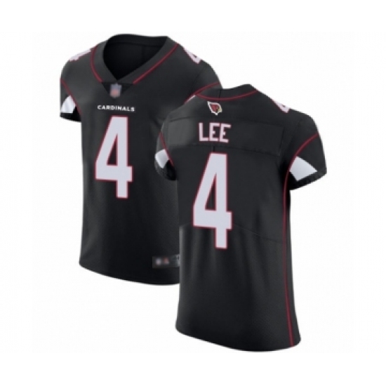 Men's Arizona Cardinals 4 Andy Lee Black Alternate Vapor Untouchable Elite Player Football Jersey