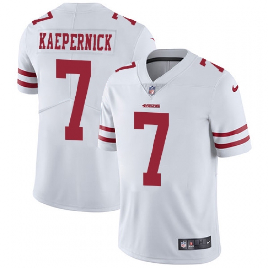Youth Nike San Francisco 49ers 7 Colin Kaepernick Elite White NFL Jersey