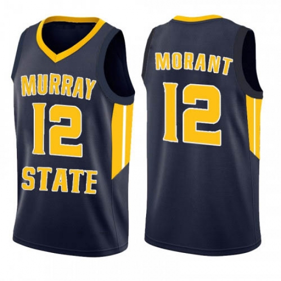 Murray State Racers 12 Ja Morant Jersey Basketball Black