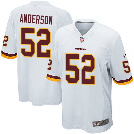 Men's Nike Washington Redskins 52 Ryan Anderson Game White NFL Jersey