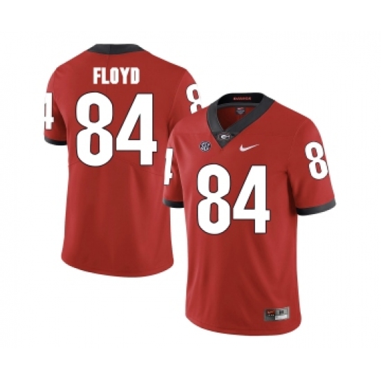 Georgia Bulldogs 84 Leonard Floyd Red College Football Jersey