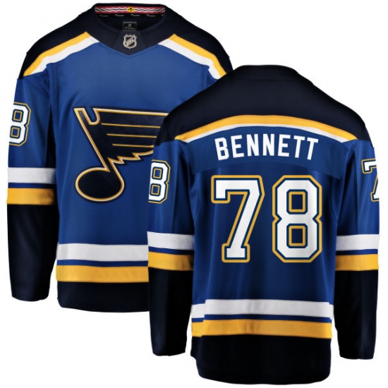 Youth St. Louis Blues 78 Beau Bennett Fanatics Branded Royal Blue Home Breakaway NHL Jersey