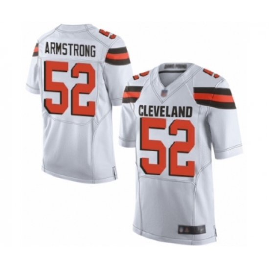 Men's Cleveland Browns 52 Ray-Ray Armstrong Elite White Football Jersey