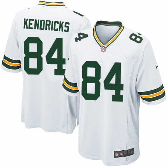 Men's Nike Green Bay Packers 84 Lance Kendricks Game White NFL Jersey
